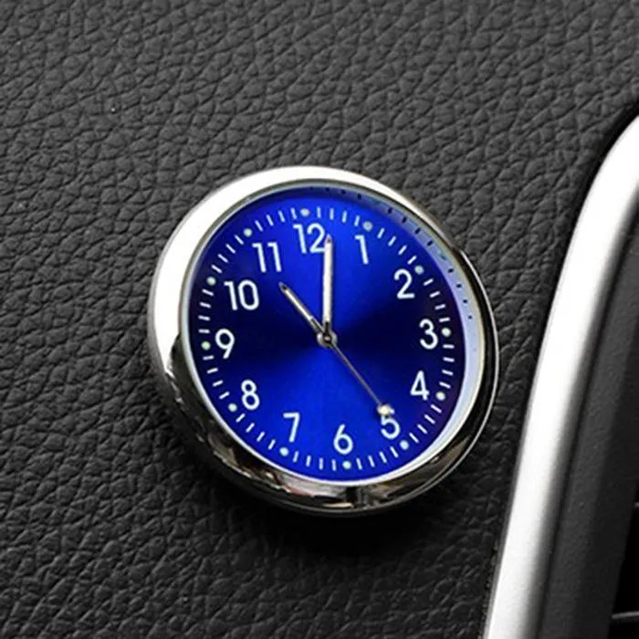 Auto Quarz Outlet Clock Aromatherapie elektronische Parfüm Gold Air Runde Casual Fashion Clock blau