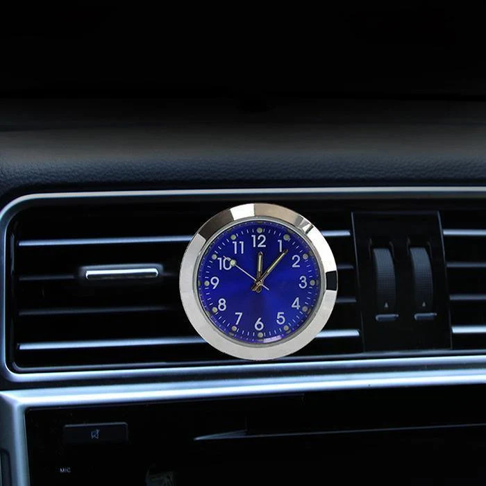 Auto Quarz Outlet Clock Aromatherapie elektronische Parfüm Gold Air Runde Casual Fashion Clock blau