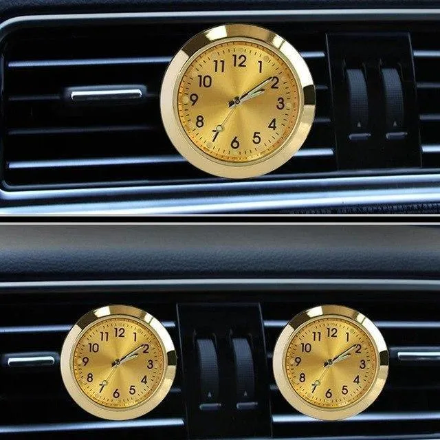 Auto Quarz Outlet Clock Aromatherapie elektronische Parfüm Gold Air Runde Casual Fashion Clock blau