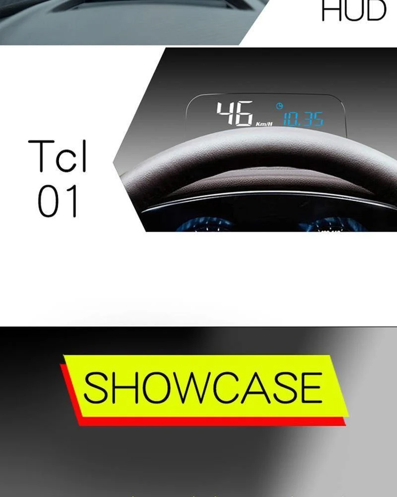 Auto HUD OBD2 II EU OBD Head Up Display Überdrehzahlwarnsystem Projektor Windschutzscheibe Auto Elektronische Spannungsalarm