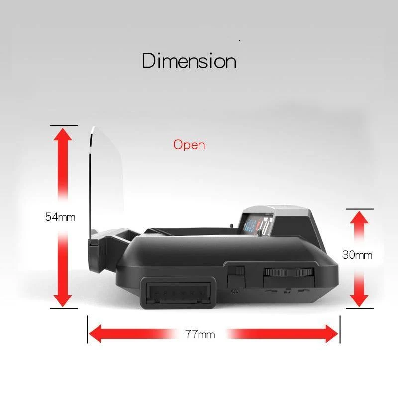 Auto HUD OBD2 II EU OBD Head Up Display Überdrehzahlwarnsystem Projektor Windschutzscheibe Auto Elektronische Spannungsalarm