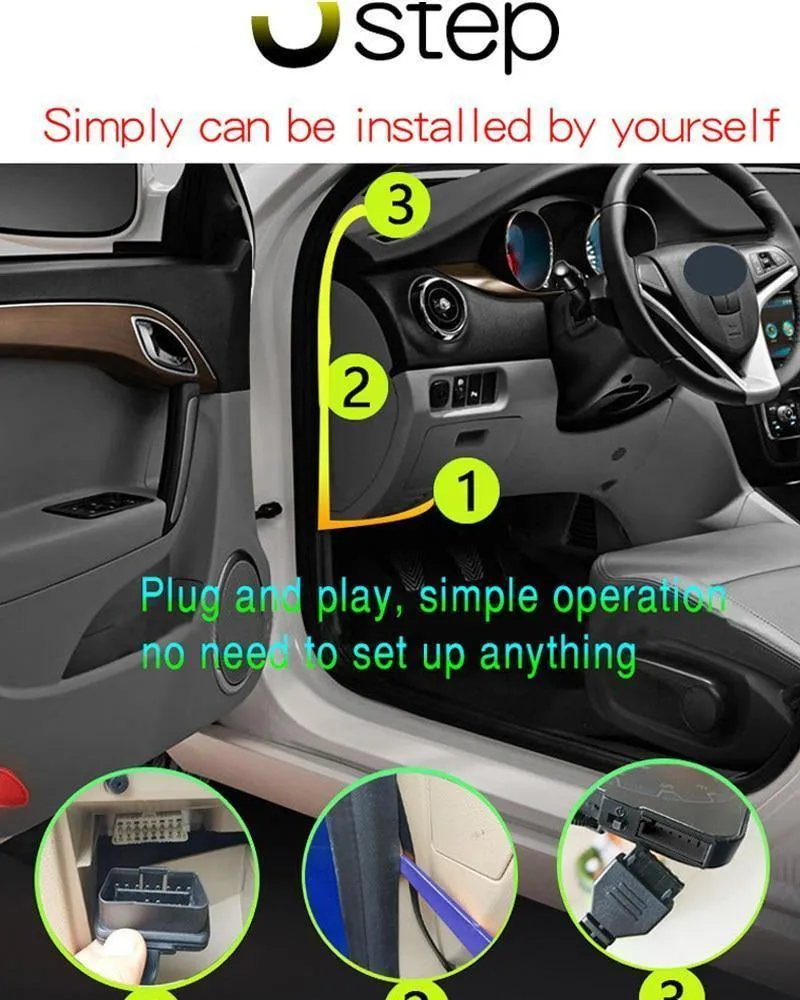 Auto HUD OBD2 II EU OBD Head Up Display Überdrehzahlwarnsystem Projektor Windschutzscheibe Auto Elektronische Spannungsalarm