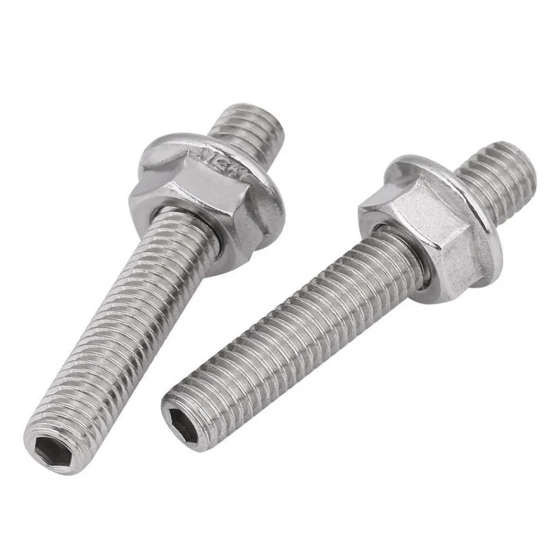 Edelstahl-Auspuffkrümmer-Bolzenmuttern-Set für 2 Krümmer Ford 4.6 5.4L V8 Auto-Ersatzteile