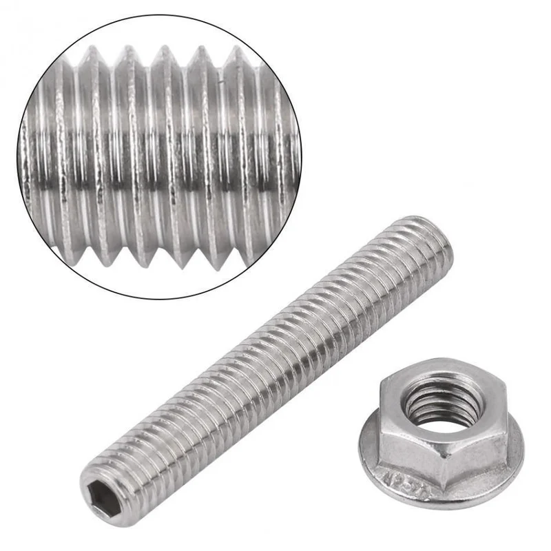 Edelstahl-Auspuffkrümmer-Bolzenmuttern-Set für 2 Krümmer Ford 4.6 5.4L V8 Auto-Ersatzteile