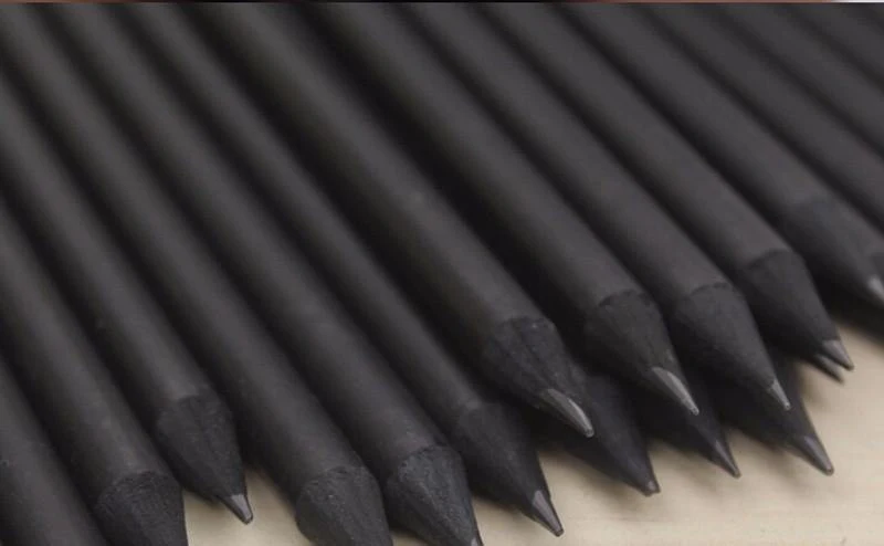 20pcs / lot Schwarz Holz Bleistift HB Diamant Standard Bleistift Für Zeichnung Malerbedarf Büromaterial