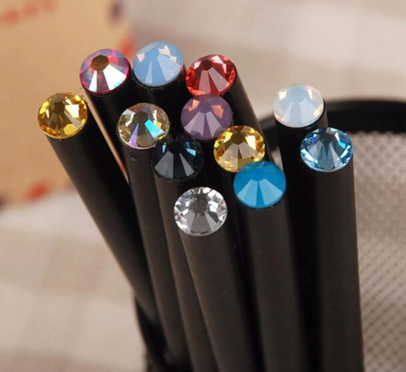 20pcs / lot Schwarz Holz Bleistift HB Diamant Standard Bleistift Für Zeichnung Malerbedarf Büromaterial