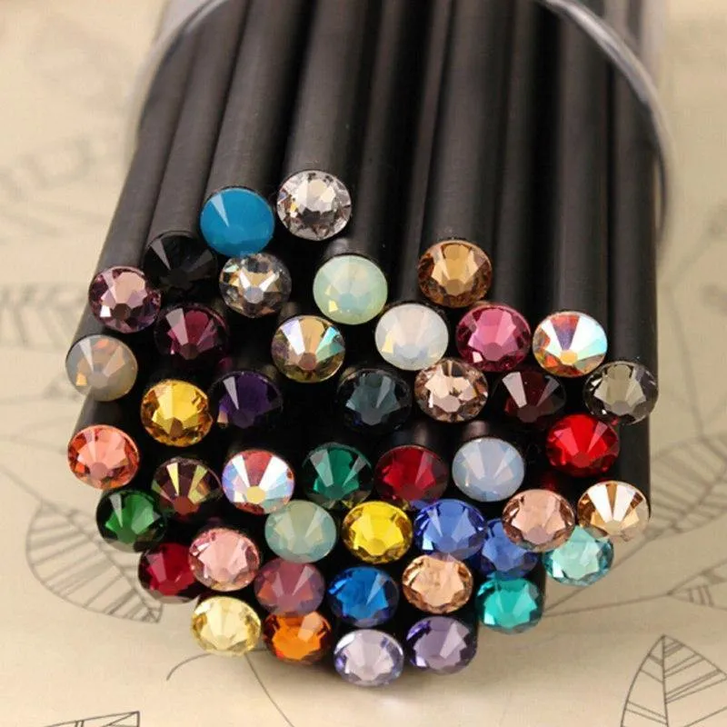 20pcs / lot Schwarz Holz Bleistift HB Diamant Standard Bleistift Für Zeichnung Malerbedarf Büromaterial