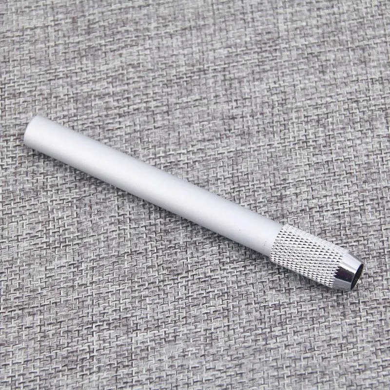 5pcs / lot Extender Bleistifthalter Schule Kunst Schreibwerkzeug Empfindliches Metall Bürobedarf Neuheit Kugelschreiber Kreative
