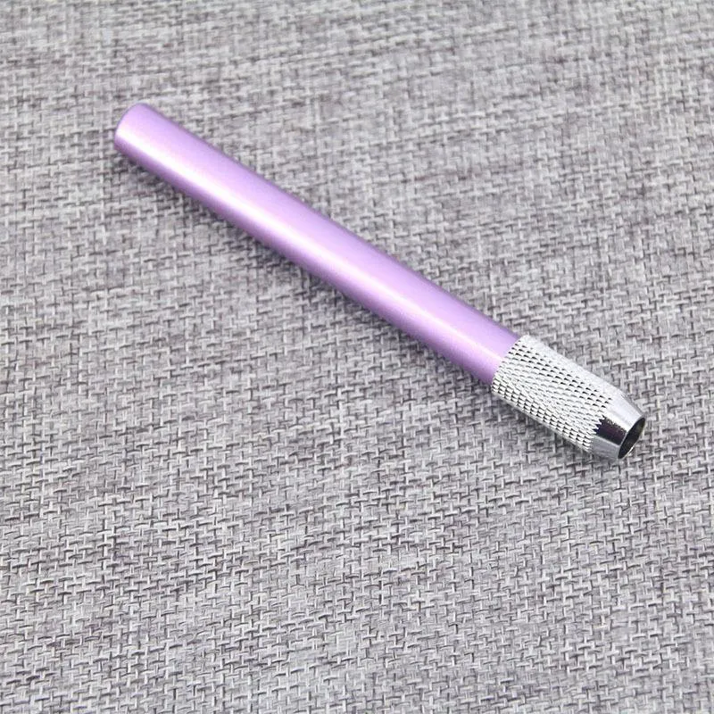 5pcs / lot Extender Bleistifthalter Schule Kunst Schreibwerkzeug Empfindliches Metall Bürobedarf Neuheit Kugelschreiber Kreative