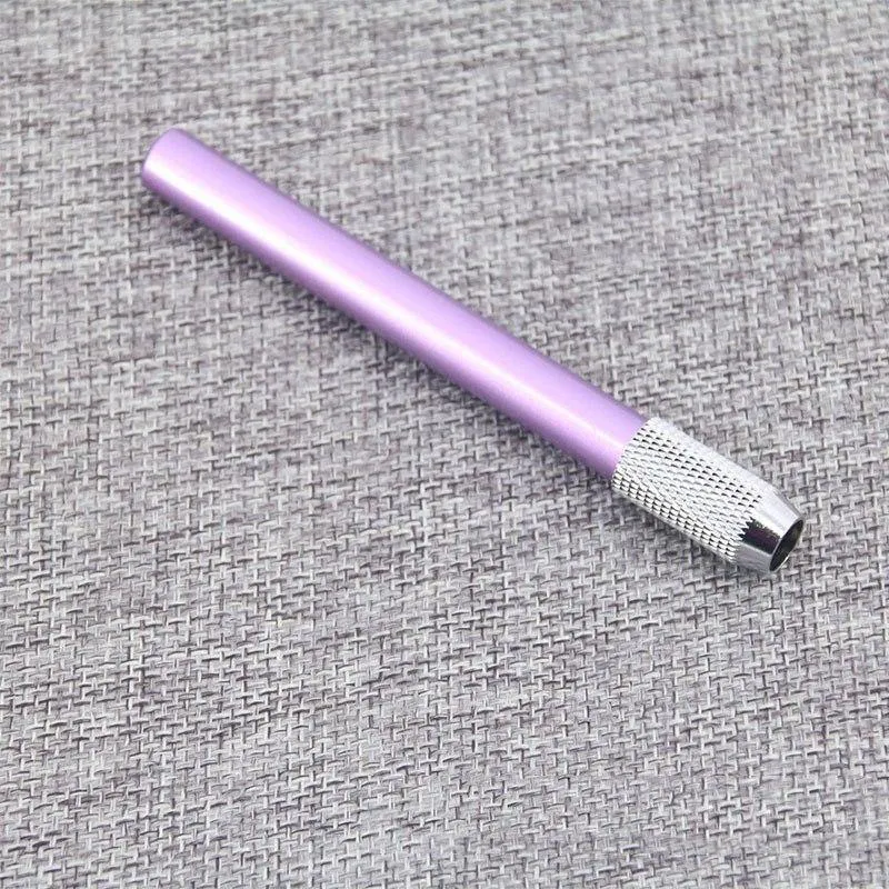 5pcs / lot Extender Bleistifthalter Schule Kunst Schreibwerkzeug Empfindliches Metall Bürobedarf Neuheit Kugelschreiber Kreative