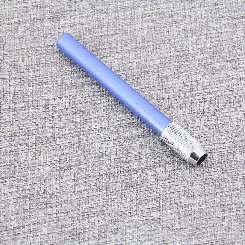 5pcs / lot Extender Bleistifthalter Schule Kunst Schreibwerkzeug Empfindliches Metall Bürobedarf Neuheit Kugelschreiber Kreative