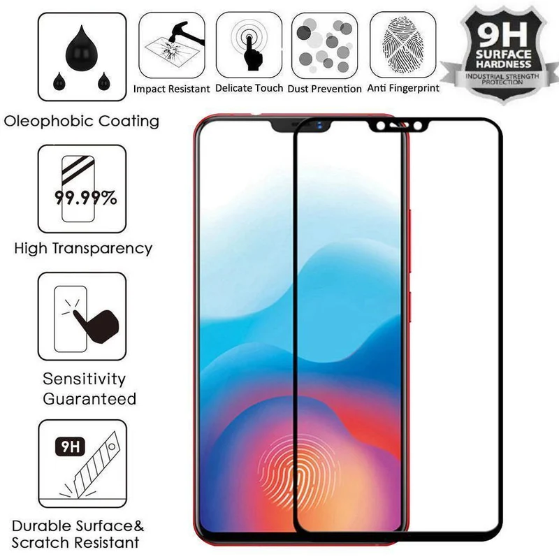 5D Ultradünner Premium-Displayschutz aus gehärtetem Glas für Oneplus 6