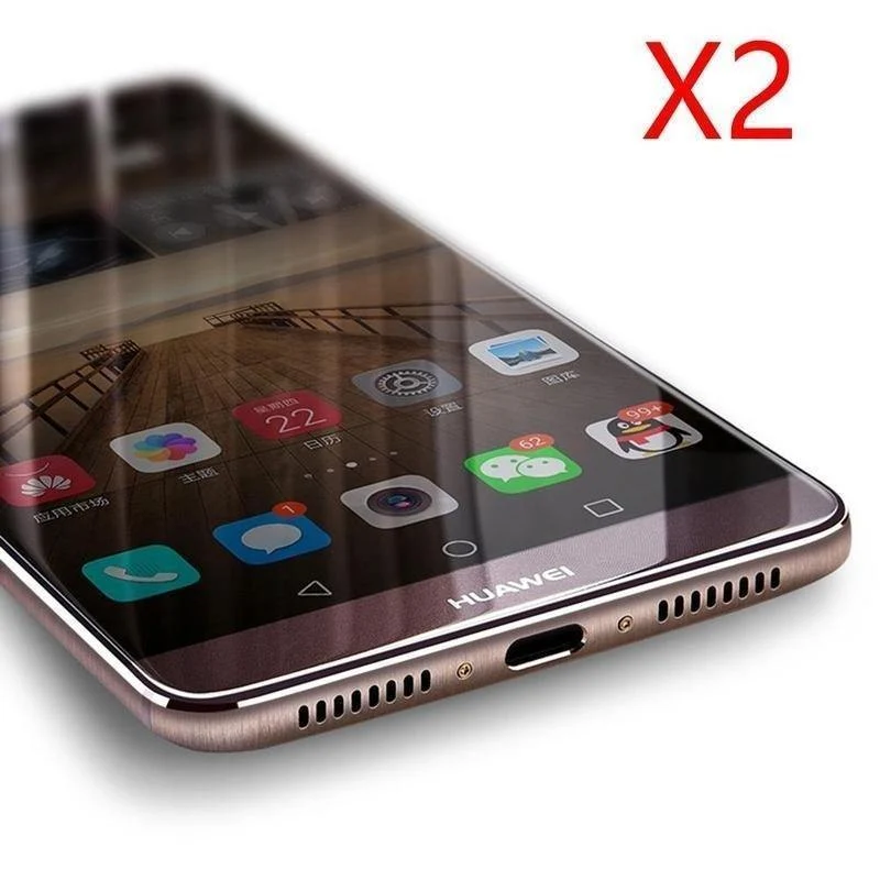 2Pcs Displayschutzfolie aus gehärtetem Glas für Huawei P9 Lite 2017