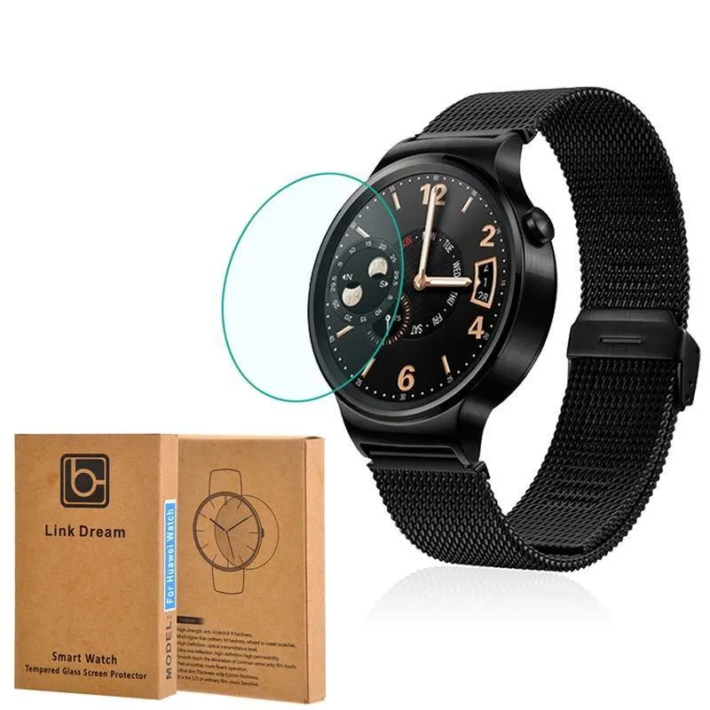 Premium Displayschutzfolie aus gehärtetem Glas für Huawei Watch (transparent)