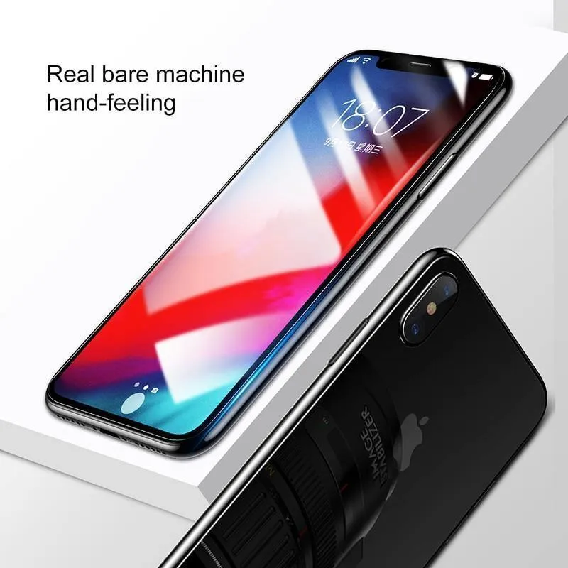 Baseus Frontglas + Rückseite gehärtetes Glas für iPhone Xs Xs Max XR 2018 Schutzglas Displayschutz für iPhone Xs Xs Max
