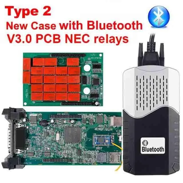 CDP TCS V3.0 NEC V5.008 R2 Bluetooth OBDII Autos LKW Diagnosetool 2016.R1 Aktivieren Sie den Multidiag Pro+ Obd2-Scanner