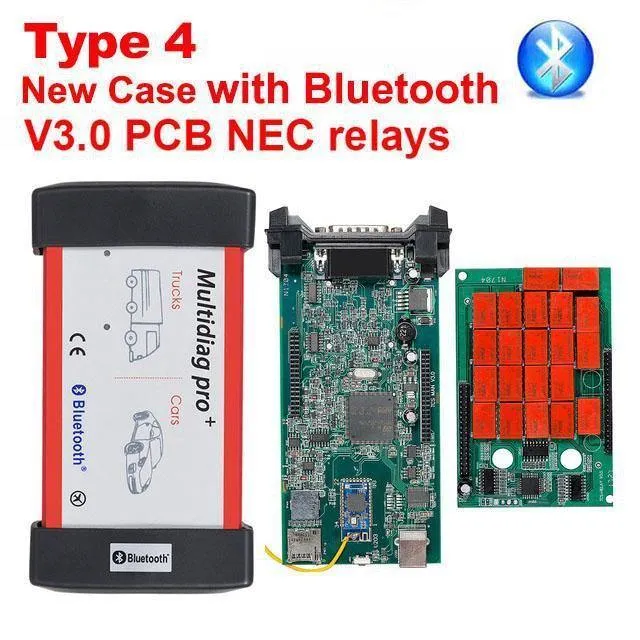CDP TCS V3.0 NEC V5.008 R2 Bluetooth OBDII Autos LKW Diagnosetool 2016.R1 Aktivieren Sie den Multidiag Pro+ Obd2-Scanner