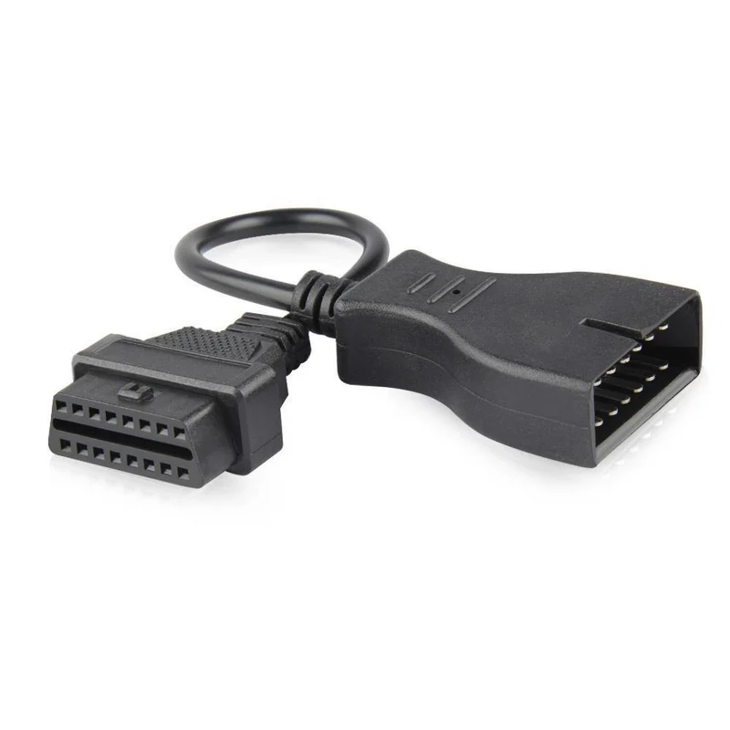 10pcs / lots für GM Daewoo 12 Pin OBD2 OBDII Stecker auf 16 Pin Buchse Kfz-Diagnosewerkzeug Adapter OBD2 Adapter Verlängerungskabel