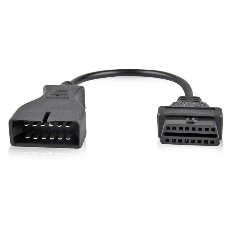 10pcs / lots für GM Daewoo 12 Pin OBD2 OBDII Stecker auf 16 Pin Buchse Kfz-Diagnosewerkzeug Adapter OBD2 Adapter Verlängerungskabel