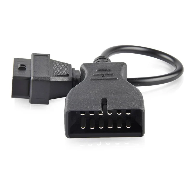10pcs / lots für GM Daewoo 12 Pin OBD2 OBDII Stecker auf 16 Pin Buchse Kfz-Diagnosewerkzeug Adapter OBD2 Adapter Verlängerungskabel