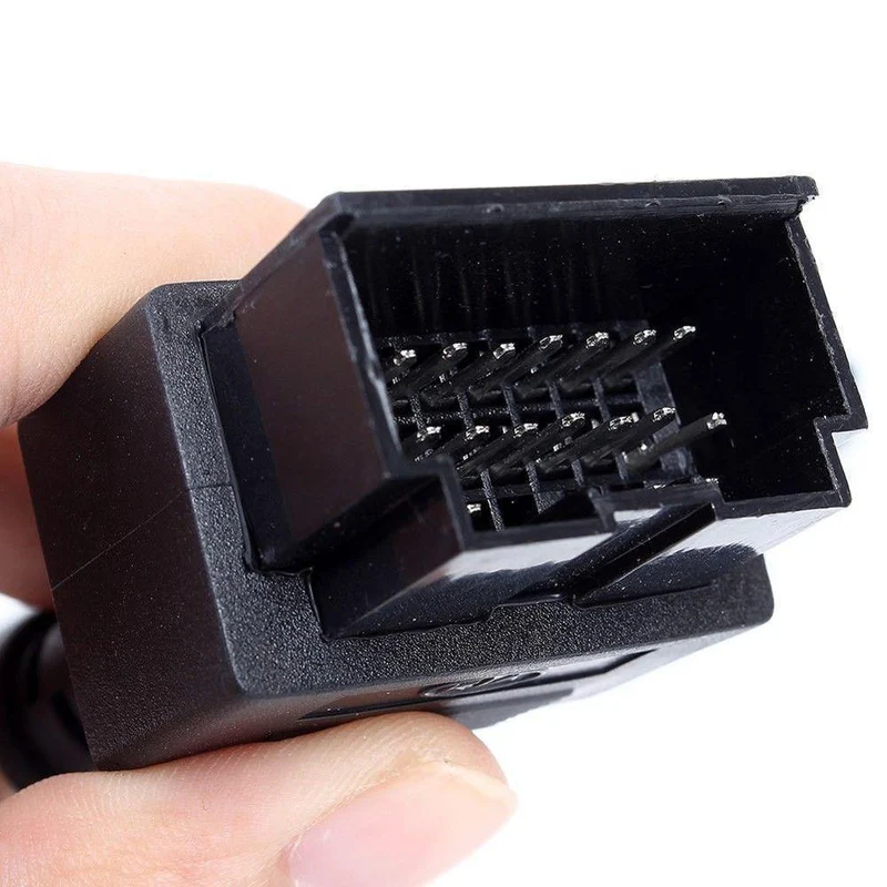 OBD 2 Kabel für KIA 20 Pin zu 16 Pin OBD2 OBD Diagnosetool Scanner Codeleser Adapter Auto Anschlusskabel KIA 20Pin