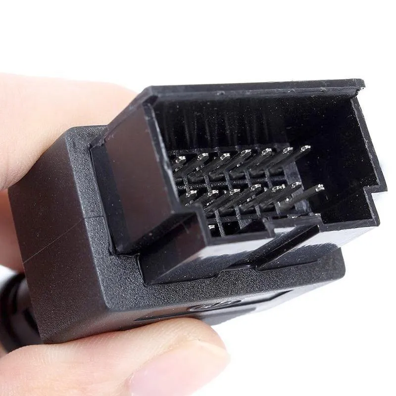 OBD 2 Kabel für KIA 20 Pin zu 16 Pin OBD2 OBD Diagnosetool Scanner Codeleser Adapter Auto Anschlusskabel KIA 20Pin