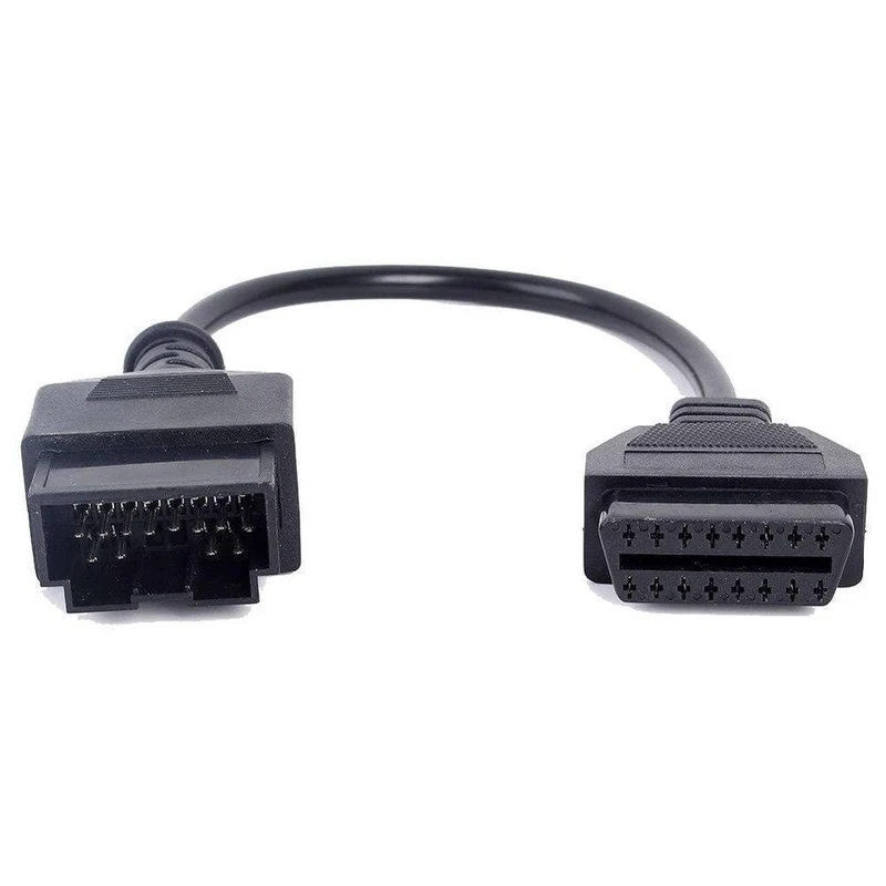 OBD 2 Kabel für KIA 20 Pin zu 16 Pin OBD2 OBD Diagnosetool Scanner Codeleser Adapter Auto Anschlusskabel KIA 20Pin