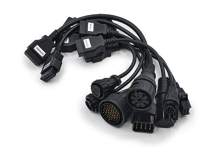 CDP TCS LKW Kabel Komplettsatz 8pcs obdII OBD2 Kabel LKW Kabel für Multidiag Pro DVD Scanner OBD 2 Diagnosewerkzeug