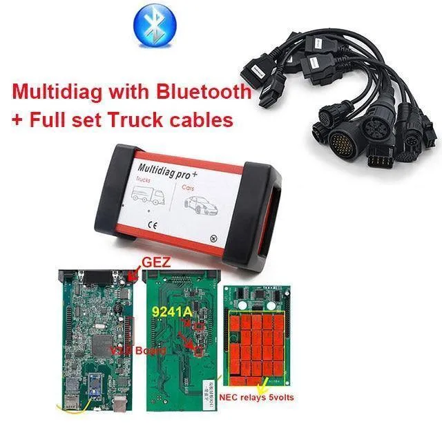 CDP TCS LKW Kabel Komplettsatz 8pcs obdII OBD2 Kabel LKW Kabel für Multidiag Pro DVD Scanner OBD 2 Diagnosewerkzeug
