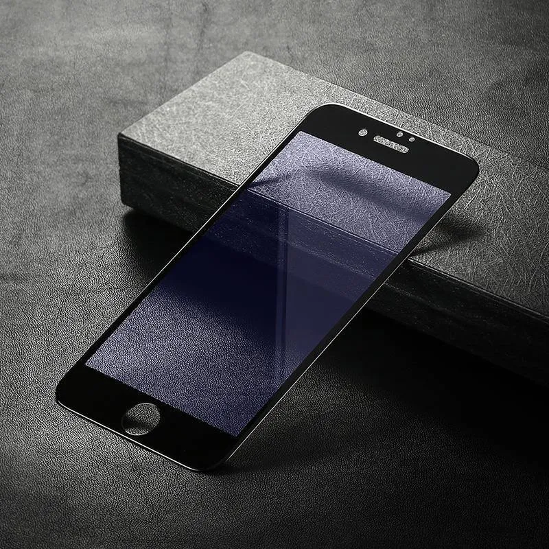 Baseus Premium 0.2 mm Displayschutzfolie aus gehärtetem Glas für iPhone 8 7 Plus, ultradünn, 9H, vollständige Abdeckung, gehärtete Schutzfolie