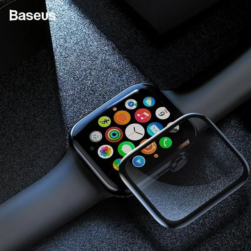 Baseus 3D-Displayschutzfolie mit voller Abdeckung für Apple Watch 1 2 3, gehärtetes Glas, 0.23 mm, Schutzglasfolie für die iWatch-Serie 38/42 mm