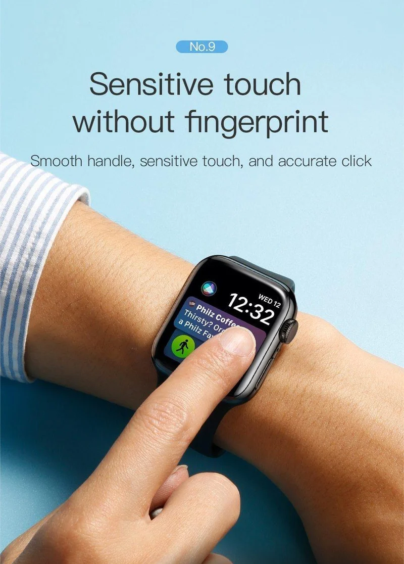 Baseus 3D-Displayschutzfolie mit voller Abdeckung für Apple Watch 1 2 3, gehärtetes Glas, 0.23 mm, Schutzglasfolie für die iWatch-Serie 38/42 mm