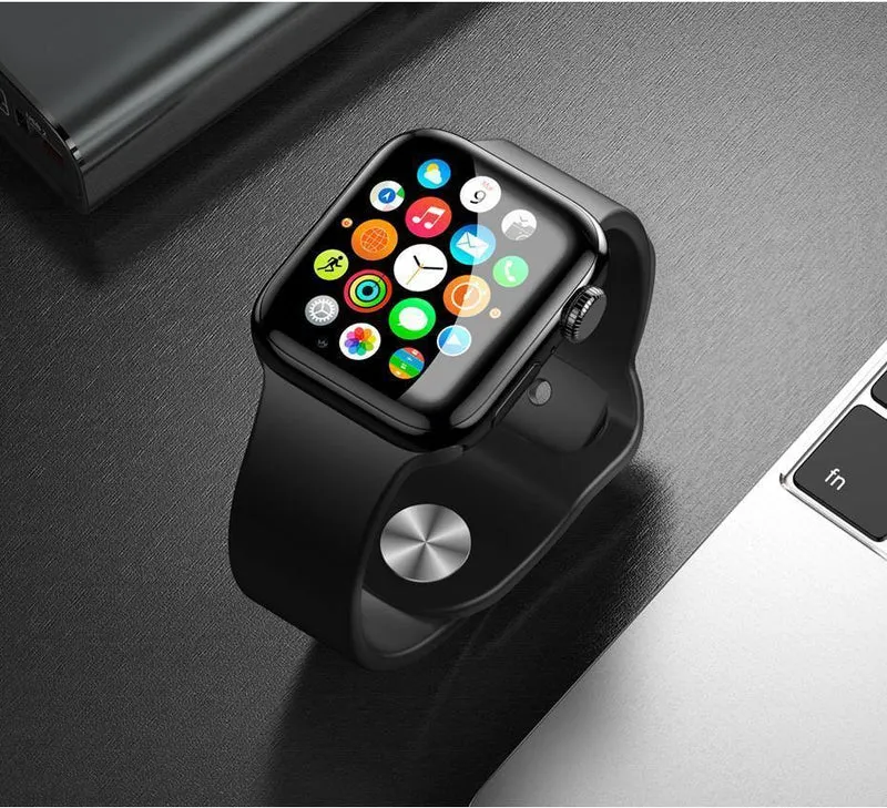 Baseus 3D-Displayschutzfolie mit voller Abdeckung für Apple Watch 1 2 3, gehärtetes Glas, 0.23 mm, Schutzglasfolie für die iWatch-Serie 38/42 mm