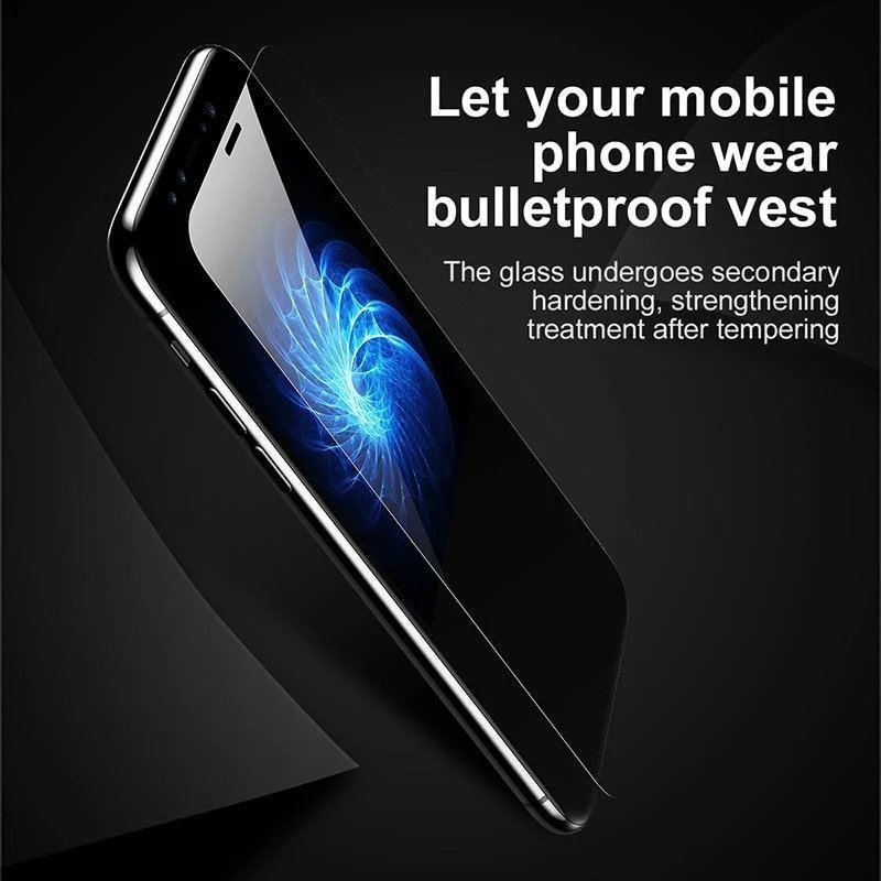 Baseus 0.15 mm transparentes gehärtetes Glas für iPhone X 10 Displayschutz 9H gehärtetes Schutzglas Frontfolie für iPhone 10