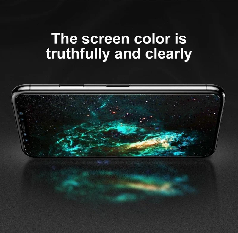 Baseus 0.15 mm transparentes gehärtetes Glas für iPhone X 10 Displayschutz 9H gehärtetes Schutzglas Frontfolie für iPhone 10