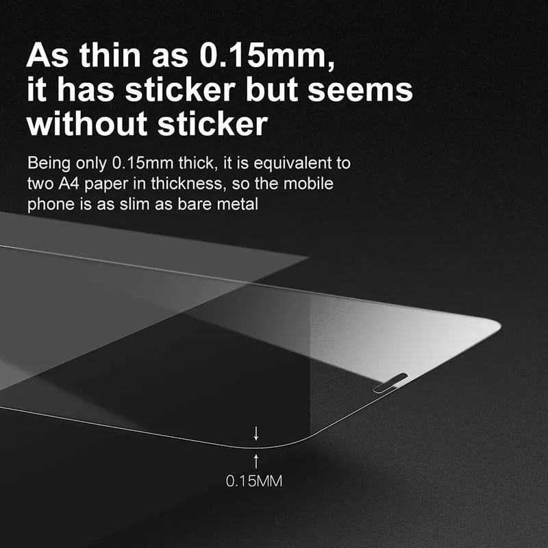 Baseus 0.15 mm transparentes gehärtetes Glas für iPhone X 10 Displayschutz 9H gehärtetes Schutzglas Frontfolie für iPhone 10
