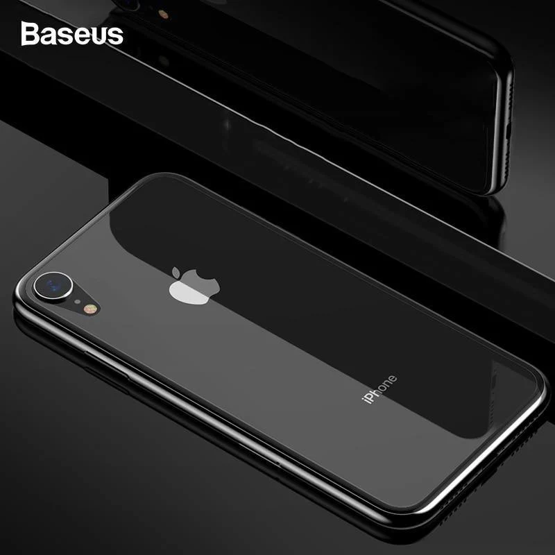 Baseus 0.3 mm transparenter Displayschutz aus gehärtetem Glas für das iPhone XR, Schutzfolie aus gehärtetem Glas für das Glas der hinteren Abdeckung des iPhoneXr