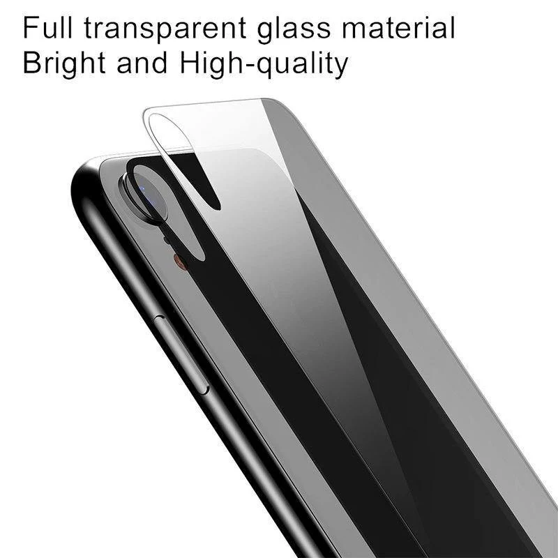 Baseus 0.3 mm transparenter Displayschutz aus gehärtetem Glas für das iPhone XR, Schutzfolie aus gehärtetem Glas für das Glas der hinteren Abdeckung des iPhoneXr