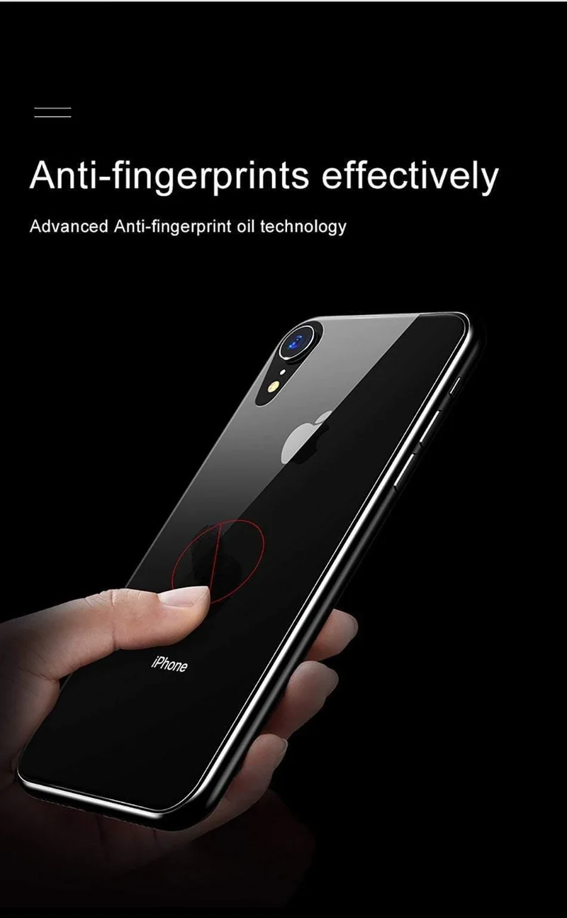 Baseus 0.3 mm transparenter Displayschutz aus gehärtetem Glas für das iPhone XR, Schutzfolie aus gehärtetem Glas für das Glas der hinteren Abdeckung des iPhoneXr
