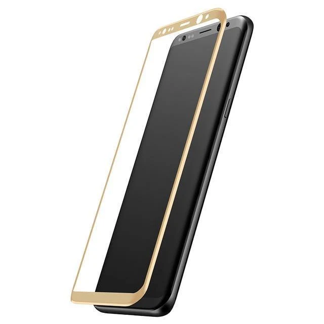 Baseus 3D 0.3mm Displayschutzfolie für Samsung S8 Plus 9H gehärtetes Glas 3D gebogenes Schutzglas für Samsung S8 Schutzfolie