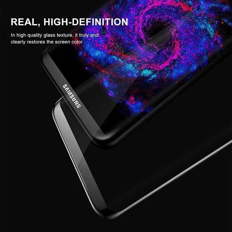 Baseus 3D 0.3mm Displayschutzfolie für Samsung S8 Plus 9H gehärtetes Glas 3D gebogenes Schutzglas für Samsung S8 Schutzfolie