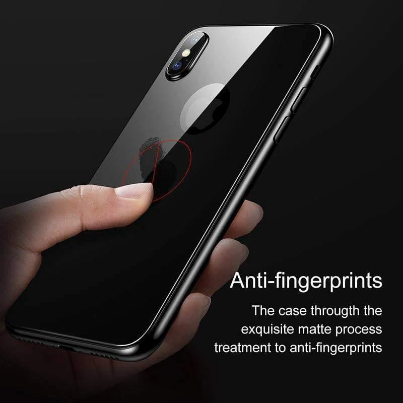 Baseus 0.3 mm Displayschutzfolie für die Rückseite des iPhone X, 9H gehärtetes Glas für die Rückseite des iPhone X, ultradünne Schutzglasfolie, Rückseite