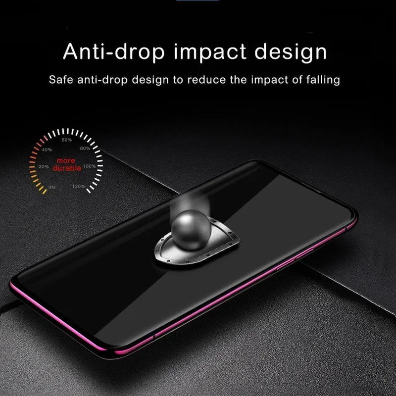 Baseus 0.3 MM Displayschutz aus gehärtetem Glas für OPPO Find X, gebogene Kante, vollständige Abdeckung, gehärteter Schutzglasfilm für Find X