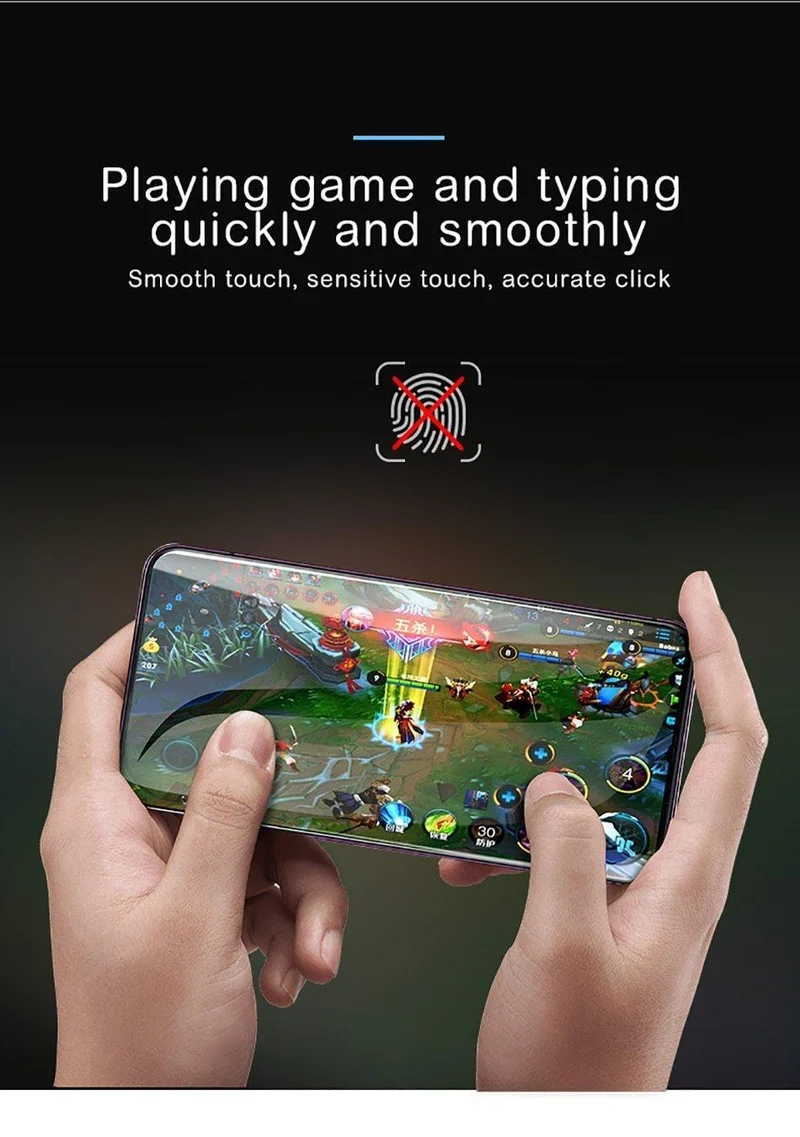Baseus 0.3 MM Displayschutz aus gehärtetem Glas für OPPO Find X, gebogene Kante, vollständige Abdeckung, gehärteter Schutzglasfilm für Find X