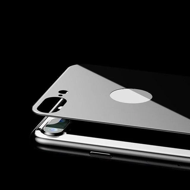 Baseus Displayschutzfolie für die Rückseite des iPhone 7, 0.3 mm dünnes 3D-Hartglas für die Rückseite des iPhone 7 Plus, Schutzfolie für die Rückseite