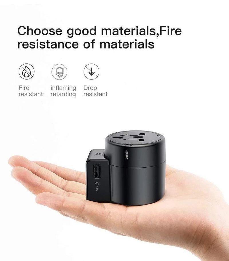 Universal-USB-Ladegerät für iPhone X Samsung 2.4A Dual USB Reise-Wandladegerät Adapter EU US UK AU Mops Handy-Ladegerät