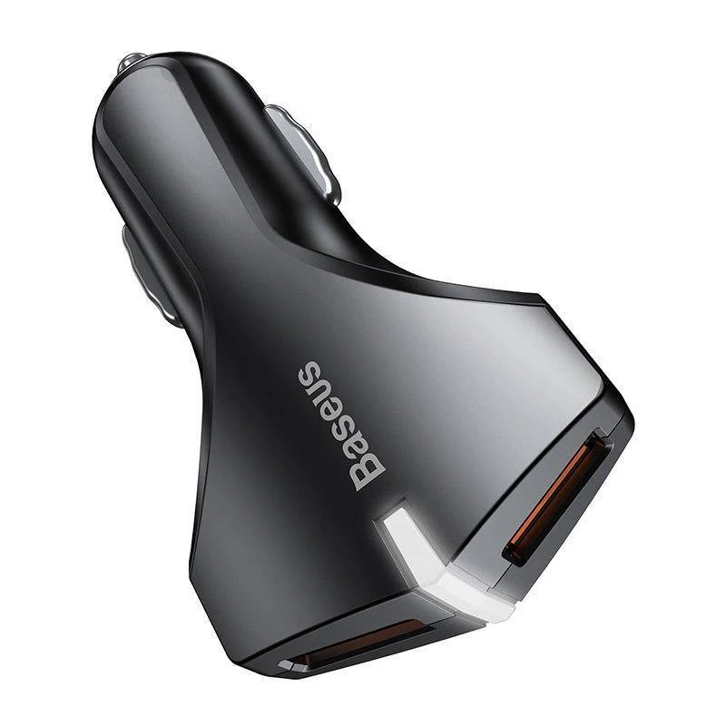 Quick Charge 3.0 Dual-USB-Port-Autoladegerät 5V3A QC3.0 Turbo-Schnelllade-USB-Ladegerät für iPhone Samsung Xiaomi-Telefon