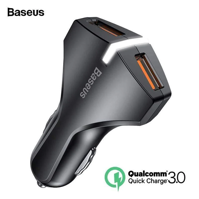 Schnellladung 3.0 Dual USB Autoladegerät 5V3A Turbo Schnellladung Handy Ladegerät für iPhone Xiaomi Autoadapter