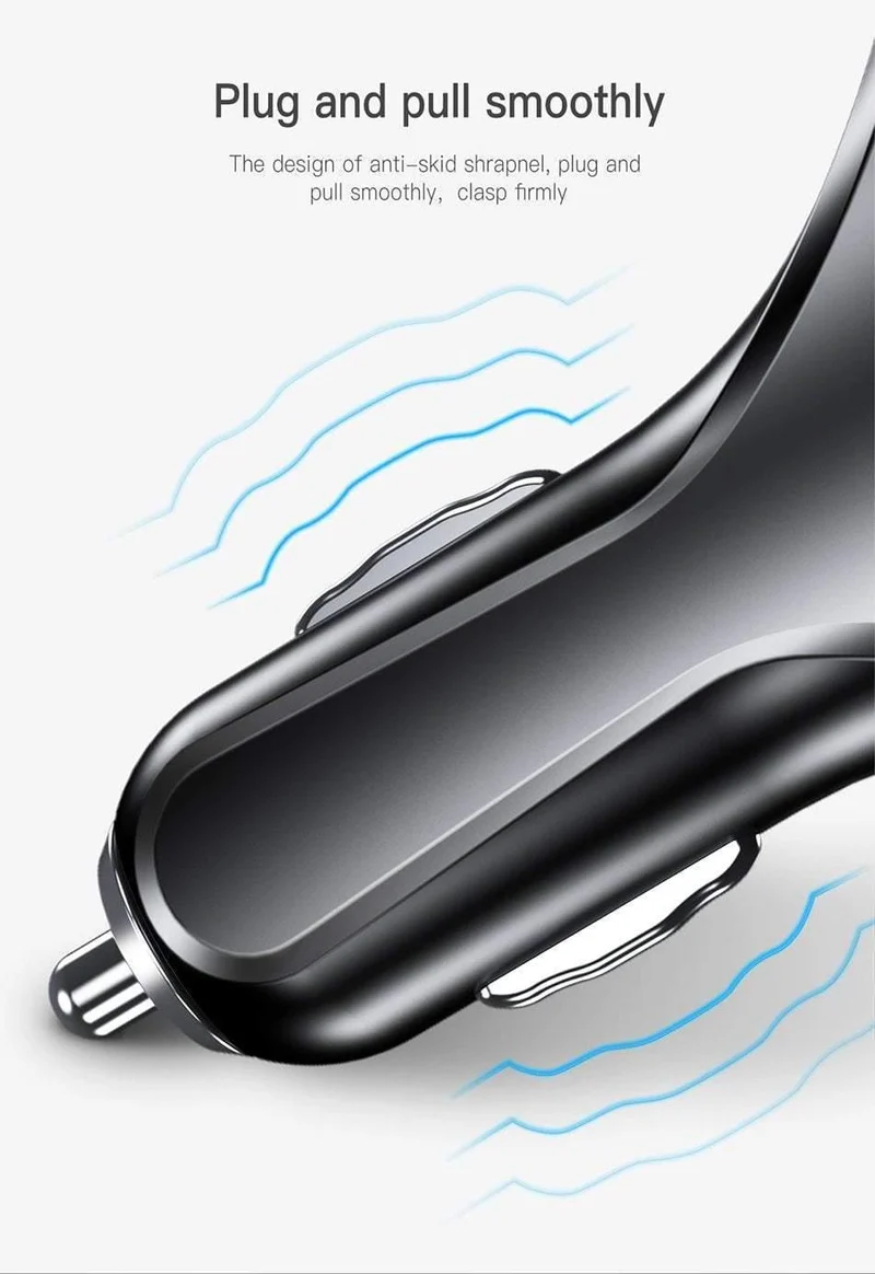 Schnellladung 3.0 Dual USB Autoladegerät 5V3A Turbo Schnellladung Handy Ladegerät für iPhone Xiaomi Autoadapter