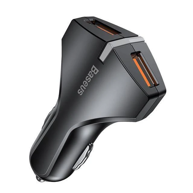 Schnellladung 3.0 Dual USB Autoladegerät 5V3A Turbo Schnellladung Handy Ladegerät für iPhone Xiaomi Autoadapter